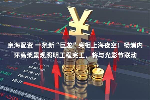 京海配资 一条新“巨龙”亮相上海夜空！杨浦内环高架景观照明工程完工，将与光影节联动