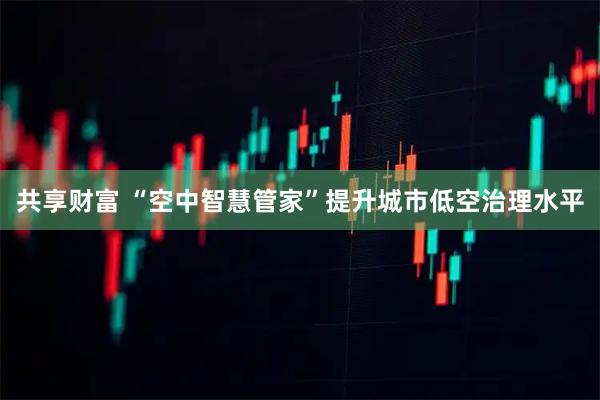 共享财富 “空中智慧管家”提升城市低空治理水平