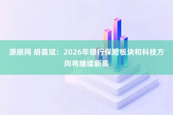 源顺网 胡嘉斌：2026年银行保险板块和科技方向将继续新高