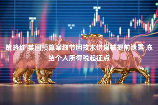 策略红 英国预算案细节因技术错误被提前泄露 冻结个人所得税起征点